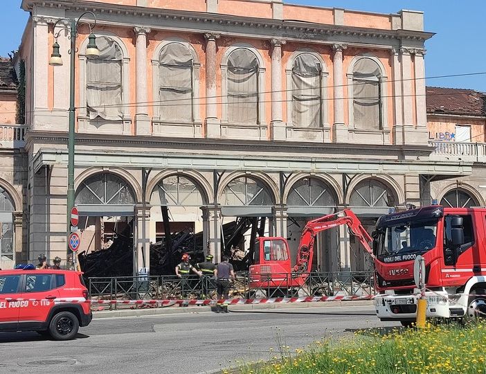 lavori porta susa dopo il crollo