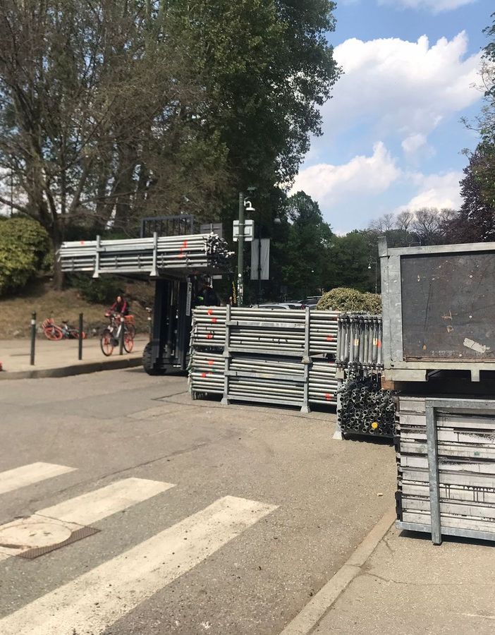 lavori villaggio eurovision al valentino