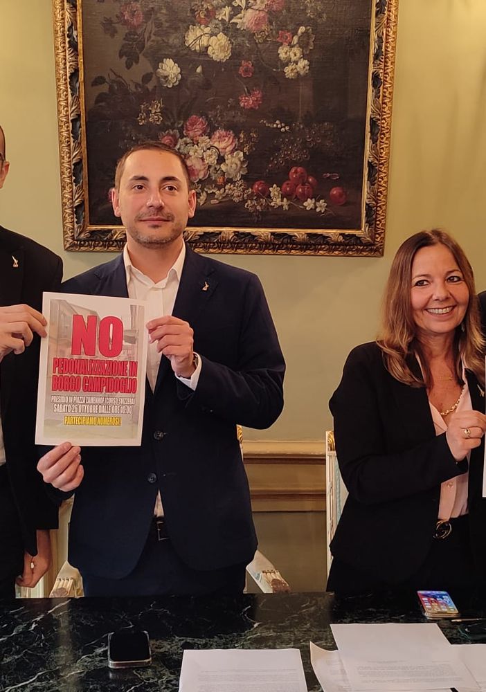 La Lega dice no a pedonalizzazione e ztl per Borgo Campidoglio