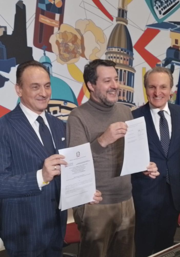 Salvini con Cirio, Lo Russo, Mauceri e Gabusi