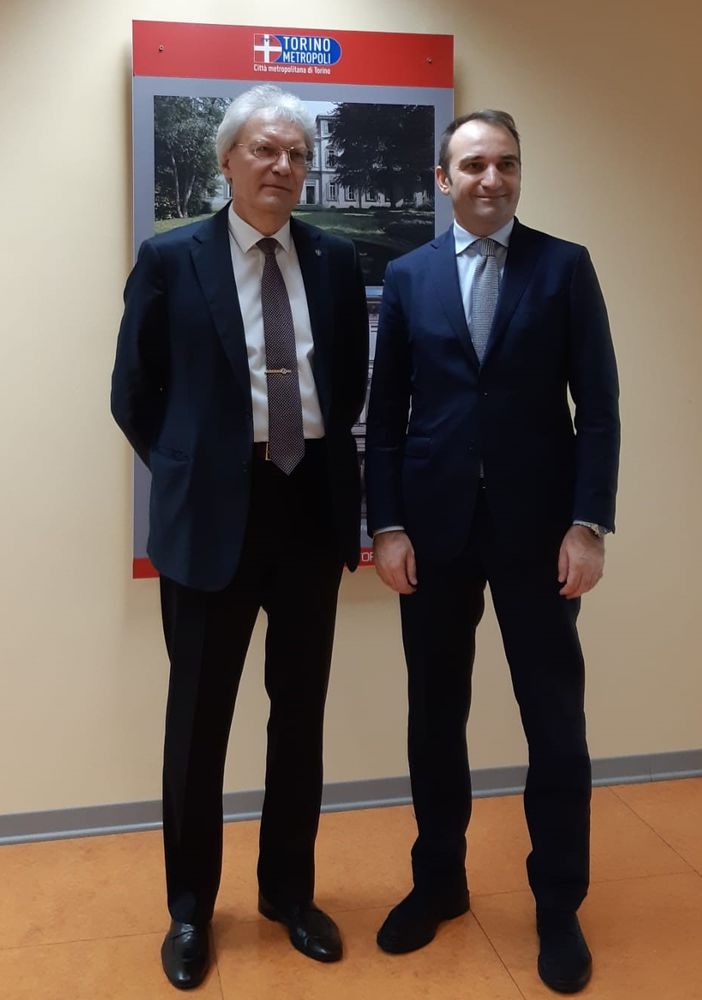 Incontro tra il sindaco metropolitano Lo Russo e l'ambasciatore russo in Italia Razov