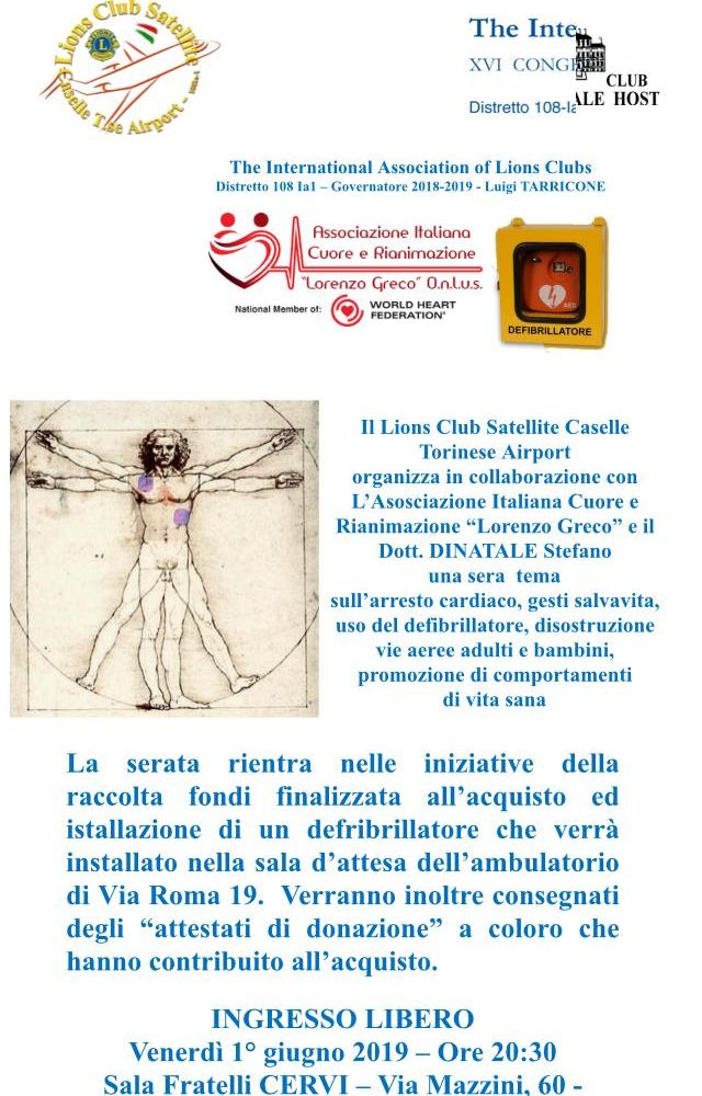 A Caselle una serata sull'importanza della prevenzione cardiovascolare