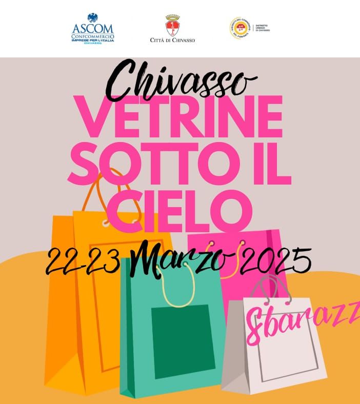 A Chivasso arriva l'evento &quot;Vetrine sotto il Cielo&quot;