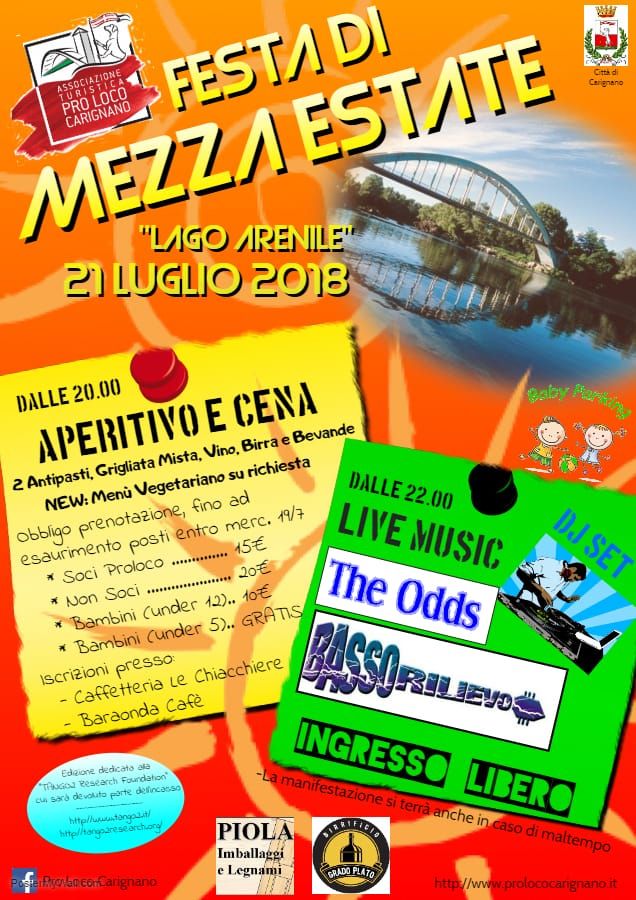 Festa di mezza estate a Carignano