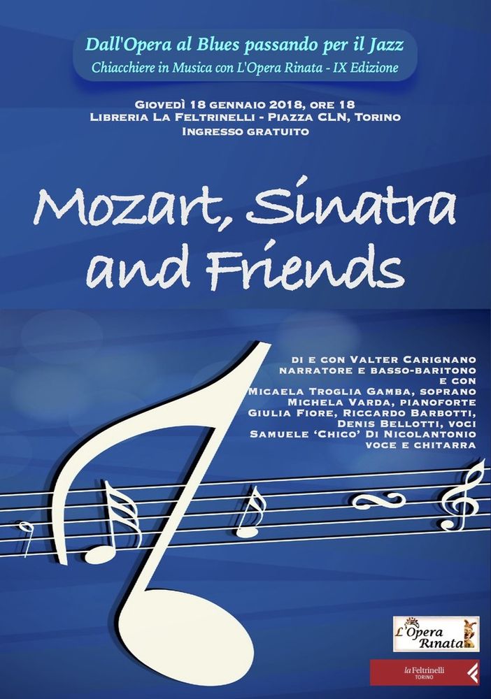 Alla Feltrinelli appuntamento con Opera, Blues e Jazz