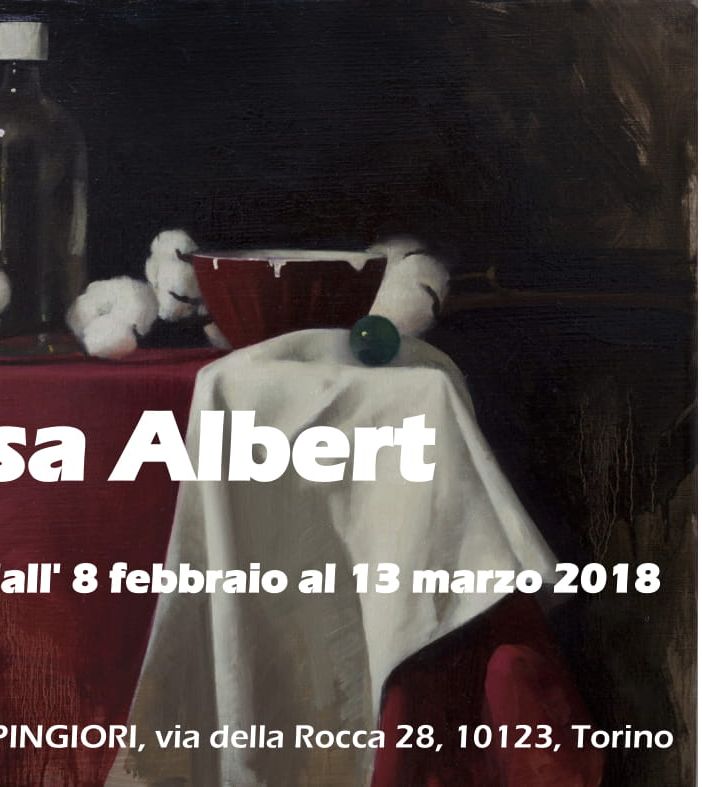Dall'8 febbraio al 13 marzo a Torino mostra personale di Luisa Albert