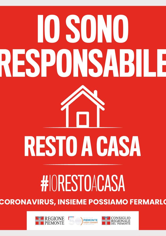 Coronavirus, Consiglio e Giunta regionale lanciano la campagna #iorestoacasa