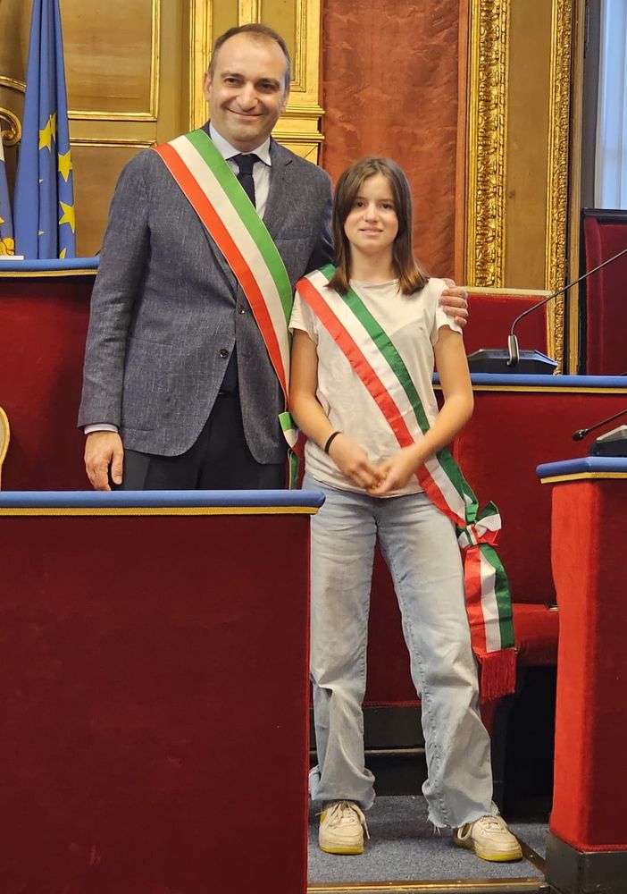 Lo Russo incontra la sindaca dei ragazzi Agnese: &quot;La politica è servizio&quot;