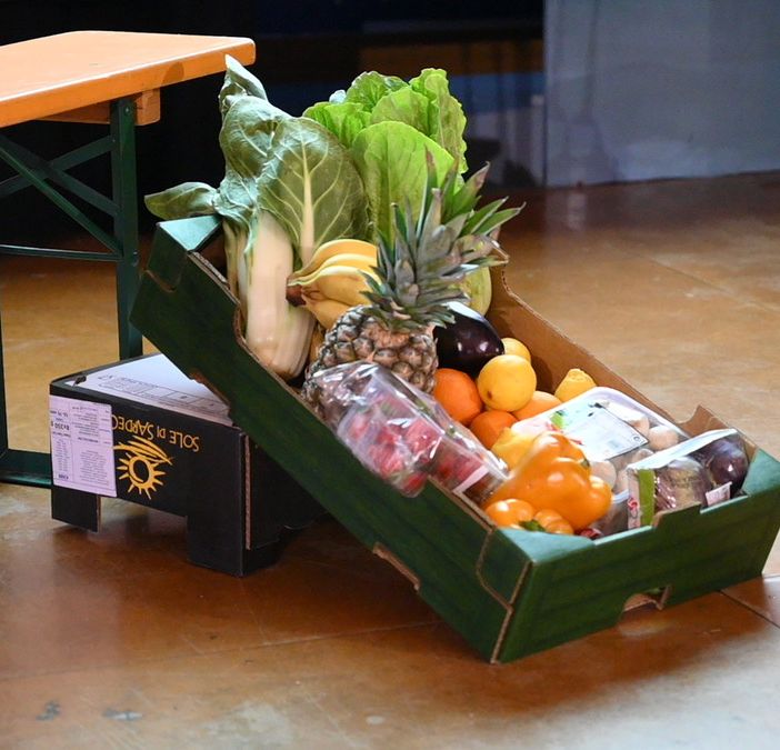 manifestazione contro lo spreco alimentare