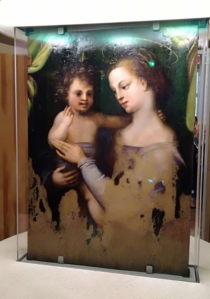 A Torino Palazzo Madama si fa cornice e ospita una Madonna ritrovata, sopravvissuta alla furia del Tevere (FOTO)