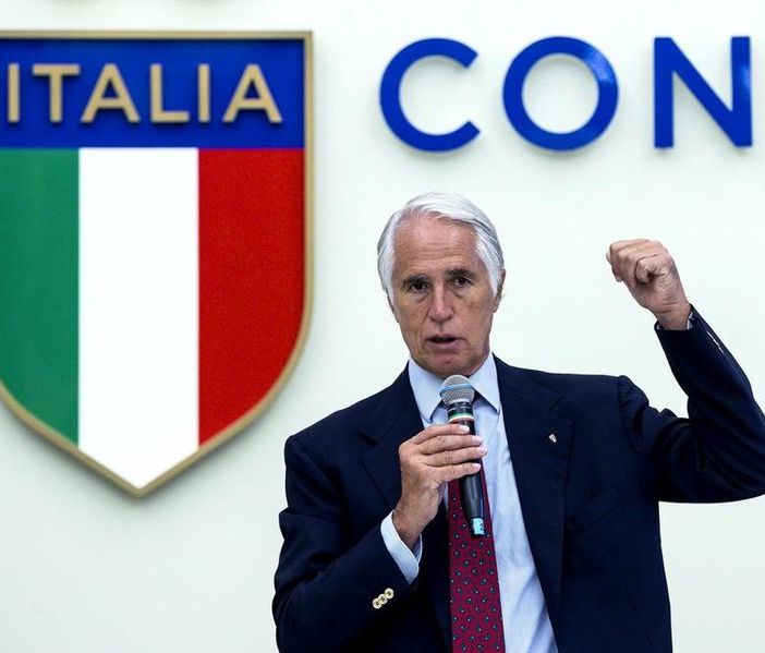 Il presidente del Coni, Giovanni Malagò