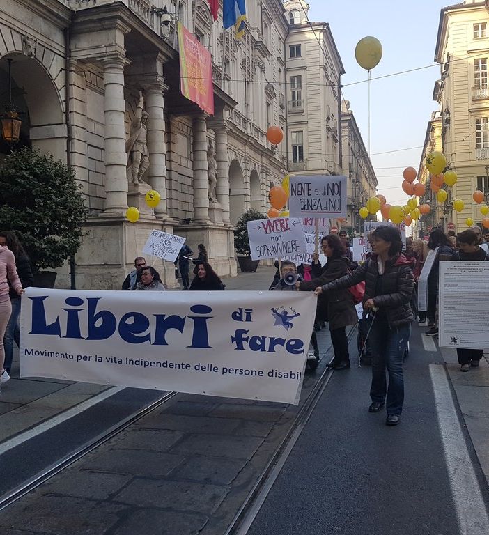 A Torino via alla tre giorni di manifestazioni per i diritti dei disabili