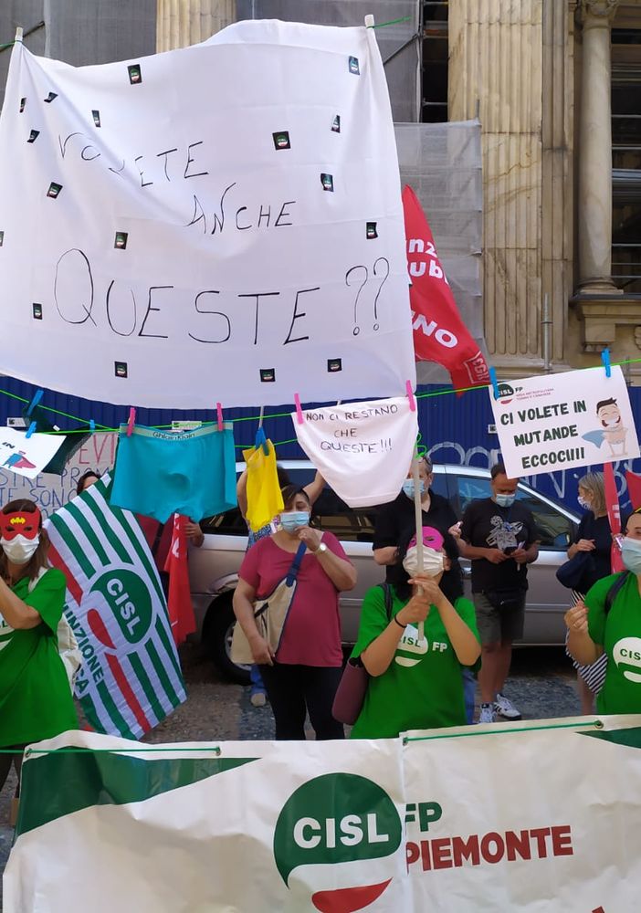 &quot;Sanità privata del contratto&quot;, dipendenti in piazza anche a Torino lunedì 31