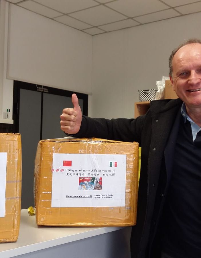 Raccolta fondi degli ex studenti cinesi del Politecnico: già in città cinquemila mascherine