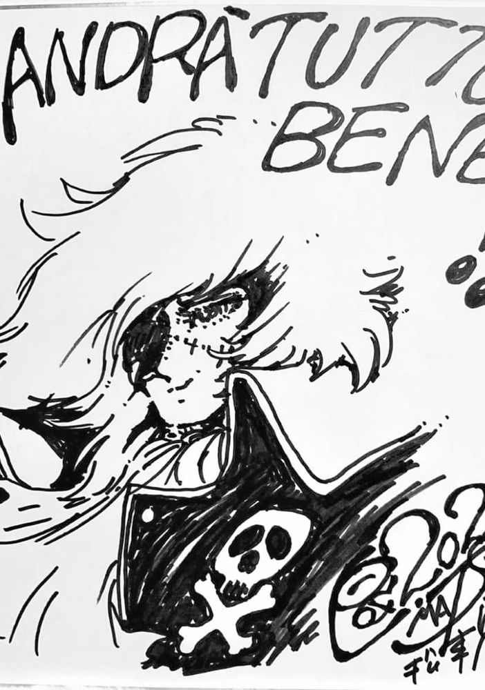 Dal papà di Capitan Harlock un disegno per aiutare le Molinette