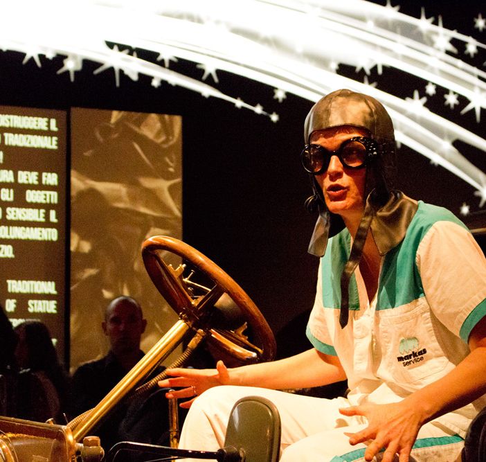 Al Museo dell'Auto la visita guidata diventa uno spettacolo teatrale con &quot;Novecento&quot;