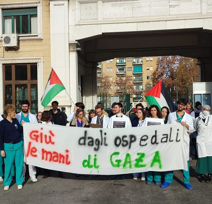 medici pro Palestina alle Molinette