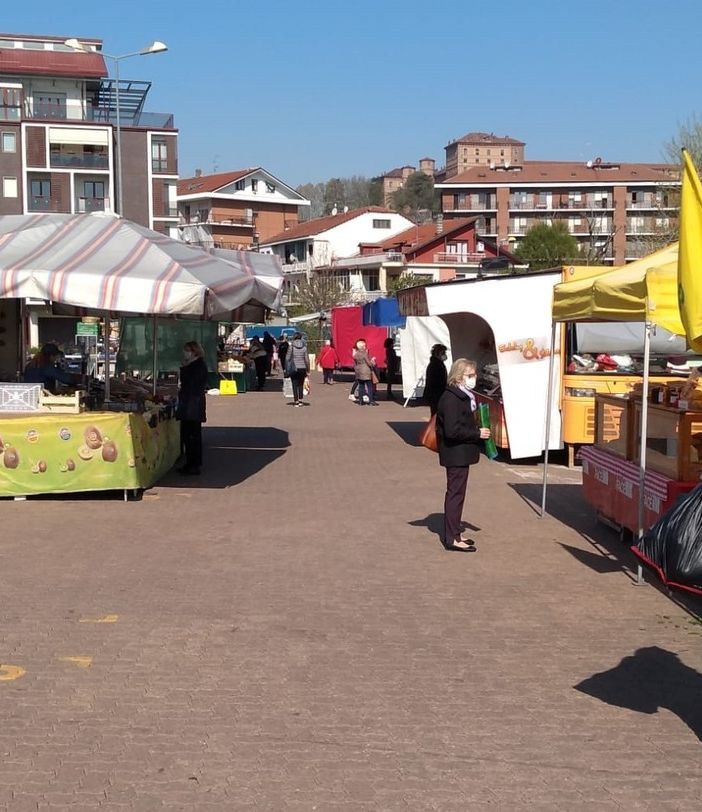 Coronavirus, il mercato del centro storico di Moncalieri venerdì resterà chiuso