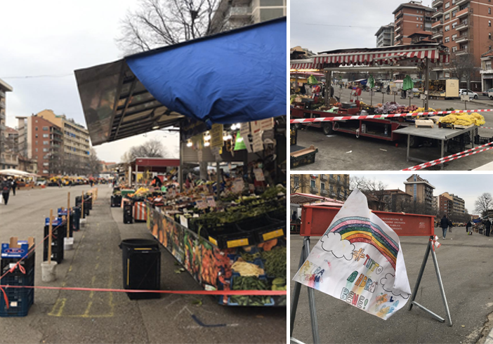 Coronavirus, il mercato di corso Brunelleschi “riparte”: tra cassette e nastri, il lento ritorno alla normalità [FOTO e VIDEO]