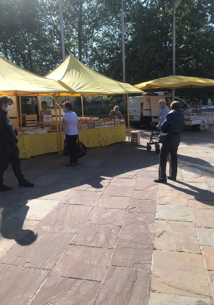 Nichelino, dopo San Quirico e Aldo Moro, riaperto anche il mercato di piazza Di Vittorio
