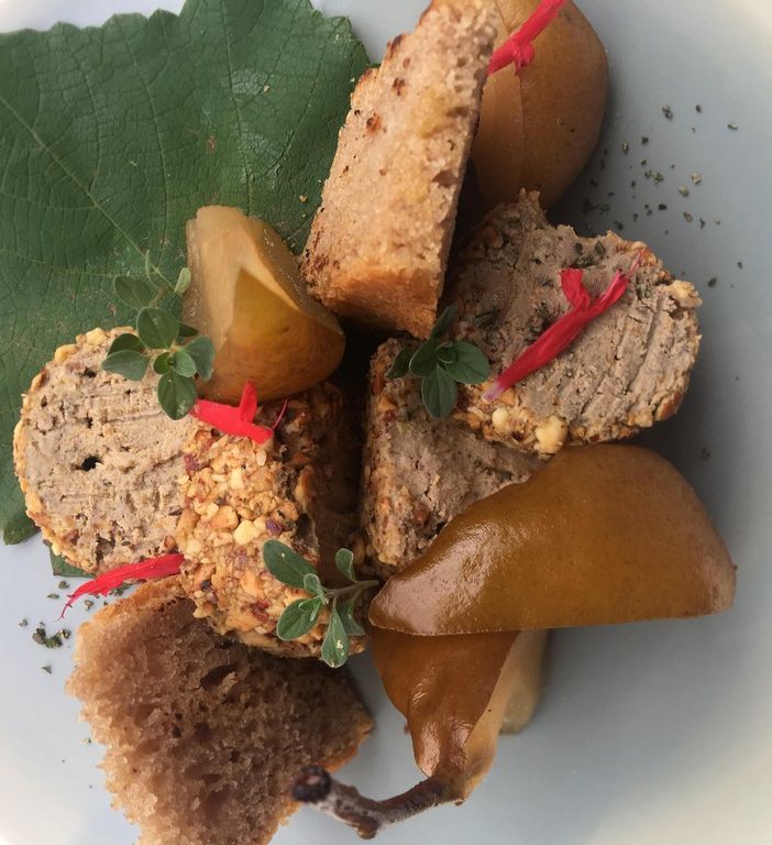 Mercoledì ricette: Madernassa all’agro con patè di fegatini di coniglio alle nocciole Misto Chiavari