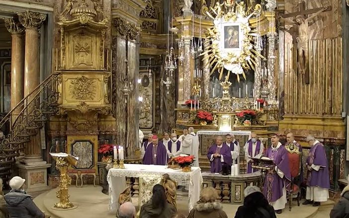 messa per benedetto XVI