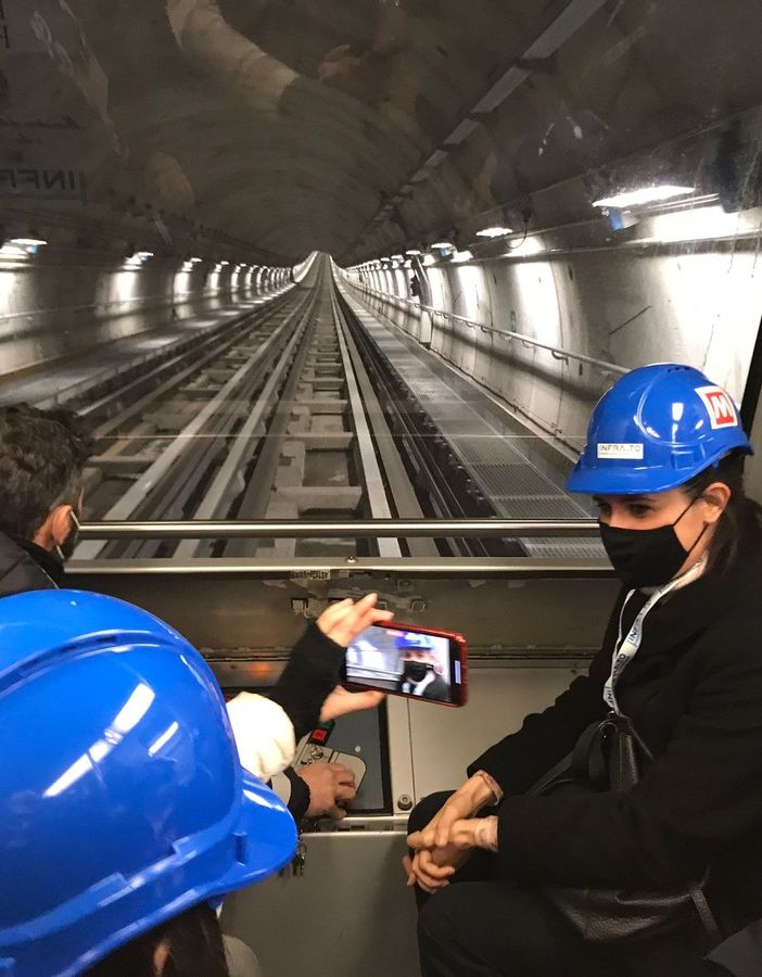 Inaugurazione del tratto Lingotto-Bengasi della metro