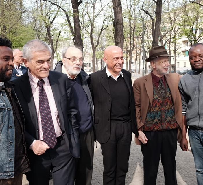 L'ex ministro dell'Interno Marco Minniti in visita ad Aurora