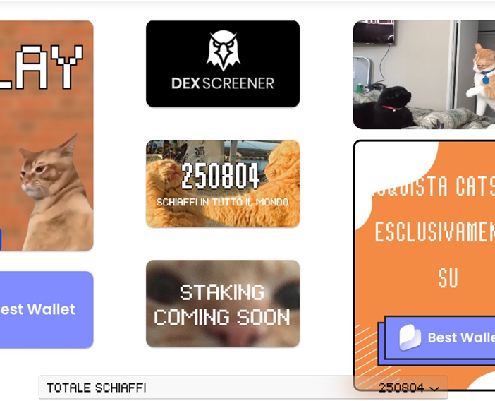 Arriva un nuovo &quot;gatto&quot; in città: CatSlap (SLAP) è il token del momento