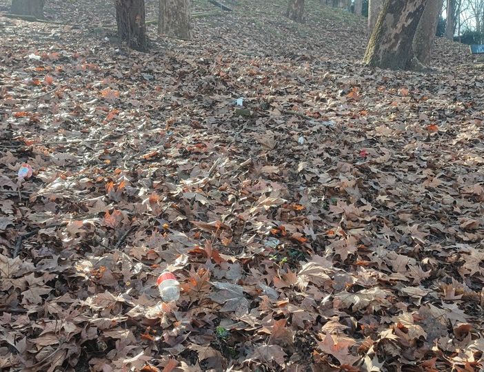 La salita del Monte dei Cappuccini è una discarica a cielo aperto