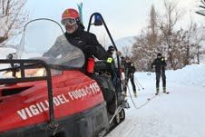 Sangano, il sindaco chiede l'intervento di una motoslitta dei Vigili del Fuoco per raggiungere un malato grave