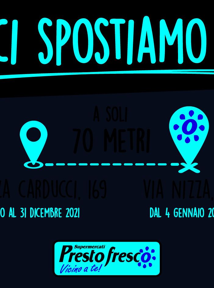 Prestofresco Carducci si trasferisce