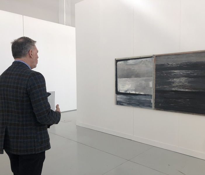 In foto la mostra di Alessandro Scarabello al MEF
