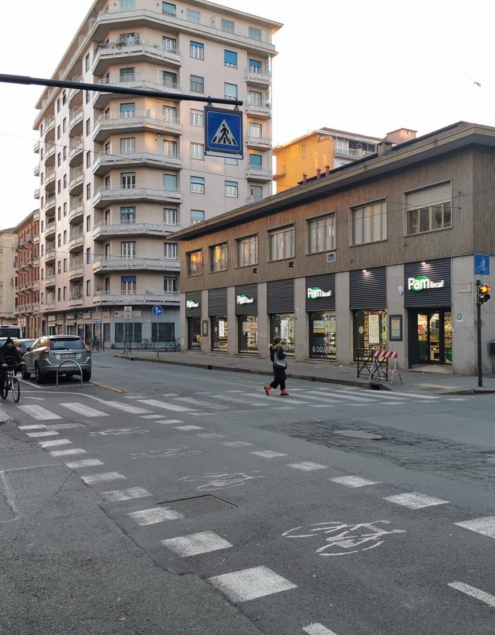 In foto, l'incrocio tra via Nizza e via Alassio