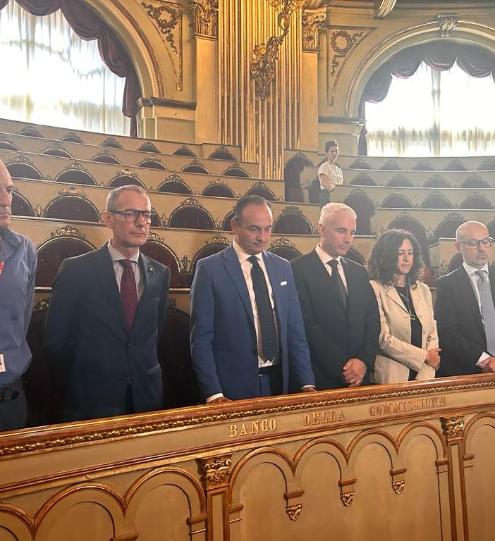Parlamento Subalpino con personaggi politici e istituzioni