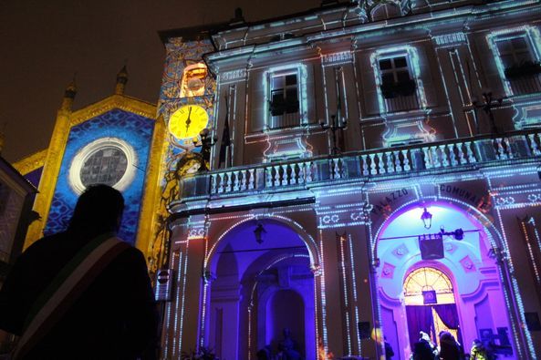videomapping palazzo comunale