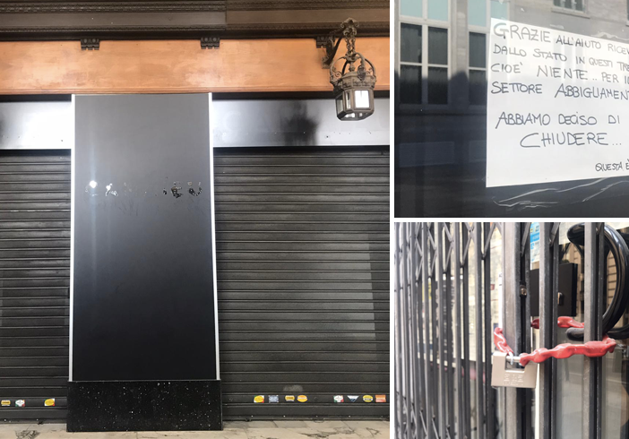 Serrande abbassate, il centro di Torino è in ginocchio: l’ombra delle mafie dietro l’ emorragia di negozi chiusi [FOTO e VIDEO]