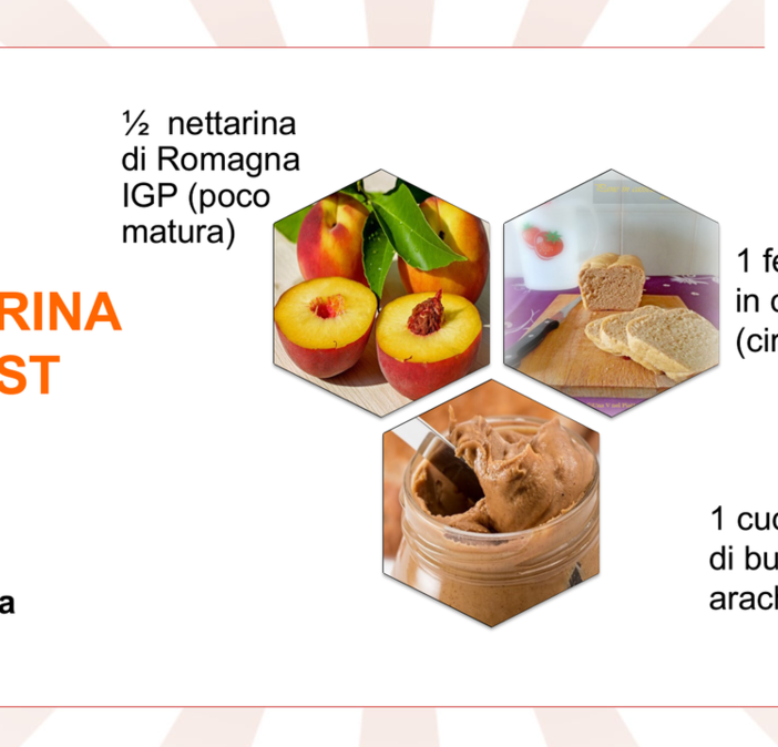 Felici e Veloci: oggi prepariamo il nettarina toast