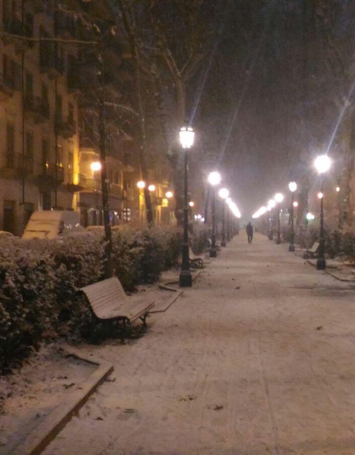 La neve è tornata a cadere su Torino e provincia, disagi alla circolazione nelle zone montane