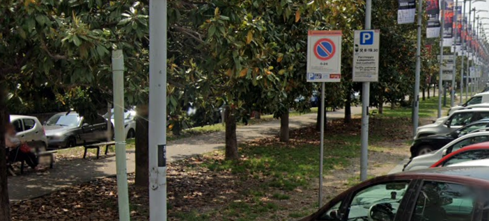 viale alberato Nizza Millefonti