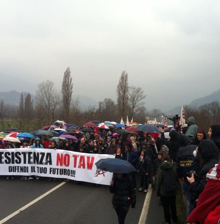 Immagine tratta dalla pagina facebook &quot;No Tav&quot;