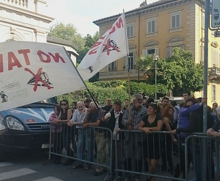 La Torino-Lione all'Unione Industriale: fuori la protesta dei No-Tav