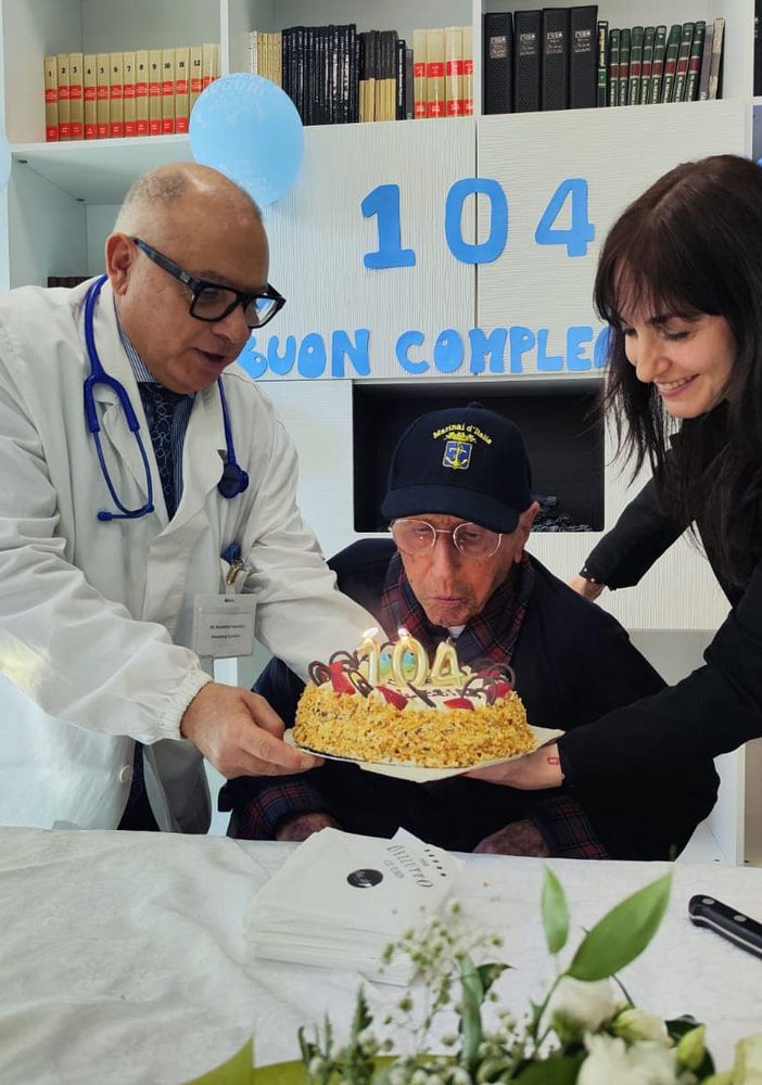 Alpignano festeggia i primi 104 anni del signor Francesco