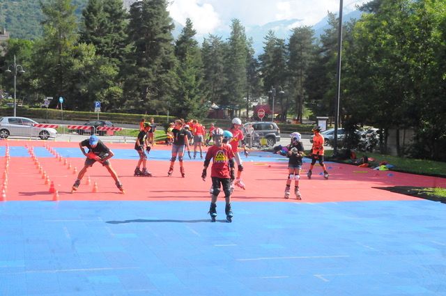 A Bardonecchia attrezzata una nuova pista di pattinaggio a rotelle