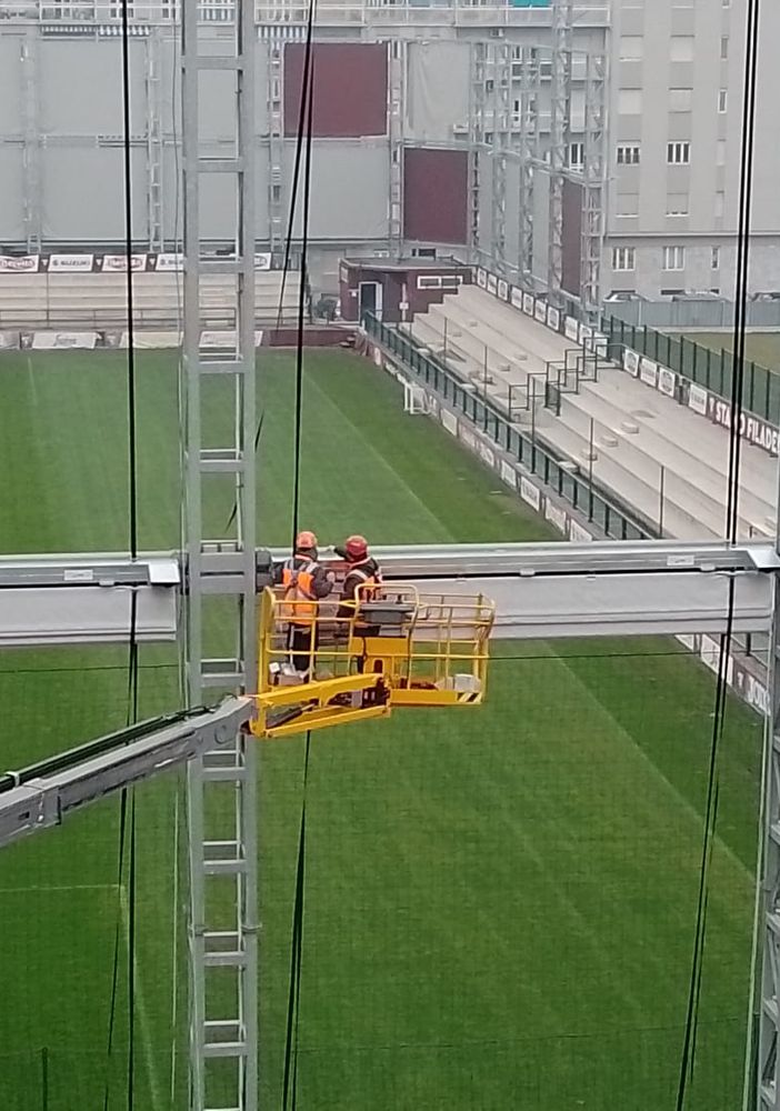 lavori alle Vele del Filadelfia