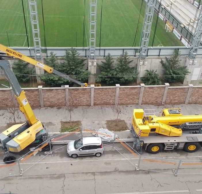 cantiere dello stadio Filadelfia