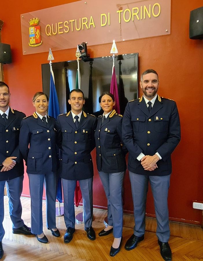 Cinque nuovi funzionari di Polizia assegnati alla Questura di Torino