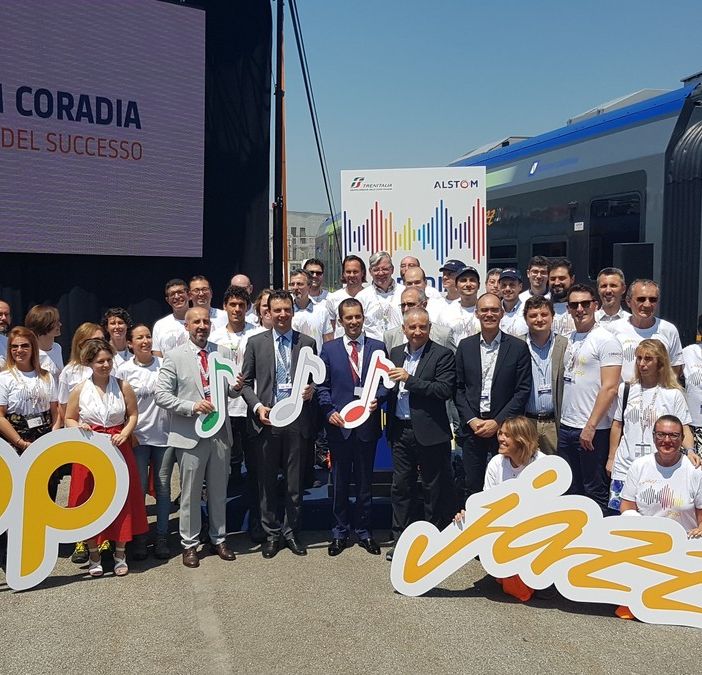 Consegnato l'ultimo treno Jazz della commessa Trenitalia