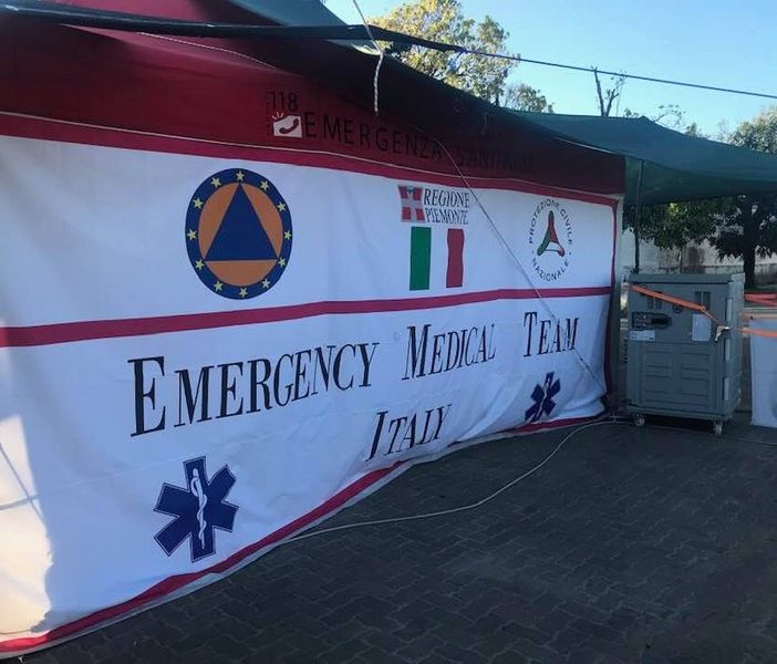 Ciclone Idai in Mozambico, donato il posto medico avanzato coordinato dai medici della Regione Piemonte