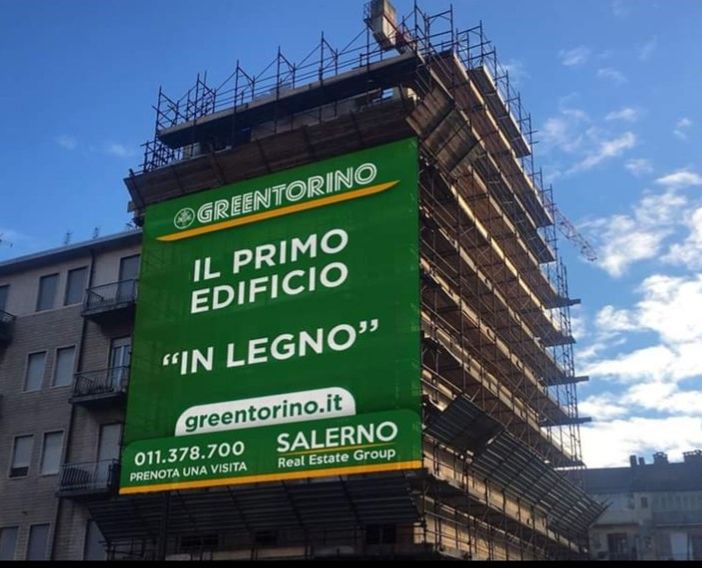 Nasce a Torino GreenTorino, il primo palazzo di 7 piani costruito interamente in legno